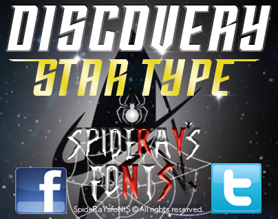 DISCOVERY STAR TYPE font